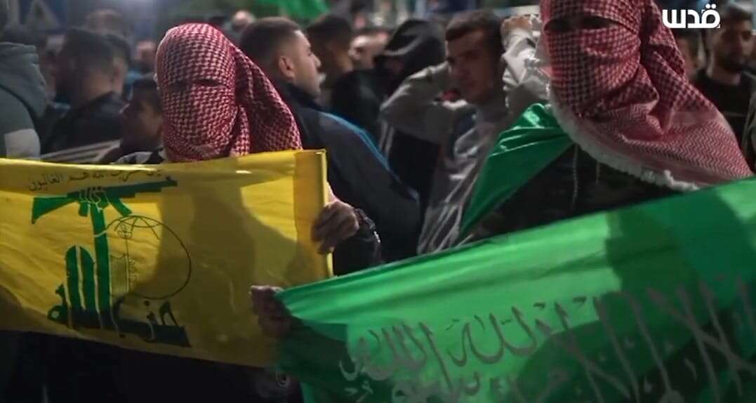 חגיגות שחרור המחבלים באל בירה: | מתוך סרטון של ערוץ קודס