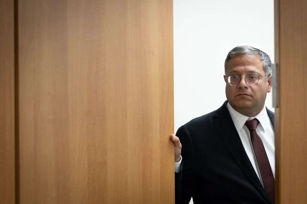 השר איתמר בן-גביר. | יונתן זינדל, פלאש 90 השר איתמר בן-גביר. | יונתן זינדל, פלאש 90