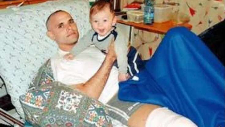 "לא חזרתי להיות סמג"ד כמו שרציתי, אבל רצתי עשרה קילומטרים". לויוס לאחר הפציעה, 2005. | באדיבות המצולם