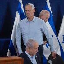 נתניהו, גנץ וגלנט. | חיים גולדברג, פלאש 90