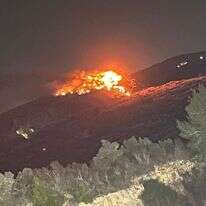 שריפת זבל בבנימין. | מועצת בנימין