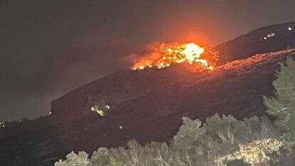 שריפת זבל בבנימין. | מועצת בנימין