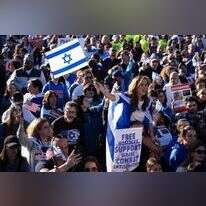 עצרת התמיכה בישראל בוושינגטון בחודש שעבר. | דרו אנגרר, גטי אימג'ס עצרת התמיכה בישראל בוושינגטון בחודש שעבר. | דרו אנגרר, גטי אימג'ס