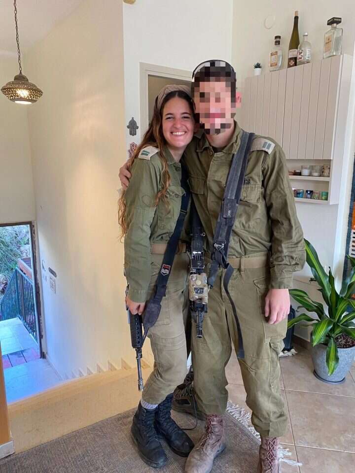 לוחמים וחולמים יחד. הודיה ואלעד. | באדיבות המרואיינת