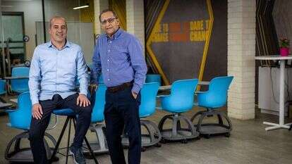 מנכ"ל הרשת ד"ר אמנון אלדר וסמנכ"ל החינוך והלמידה יובל אלימלך. | אריק סולטן