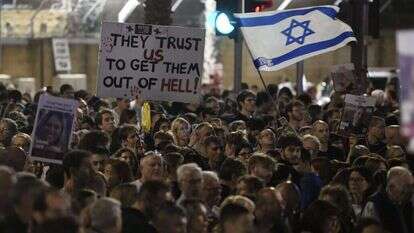 הפגנה למען שחרור החטופים בתל אביב. | גיל יערי, פלאש 90