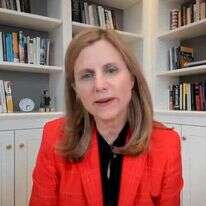 נשיאת אוניברסיטת פנסילבניה, ליז מגיל. | מסך מתוך חשבון הטוויטר של האוניברסיטה