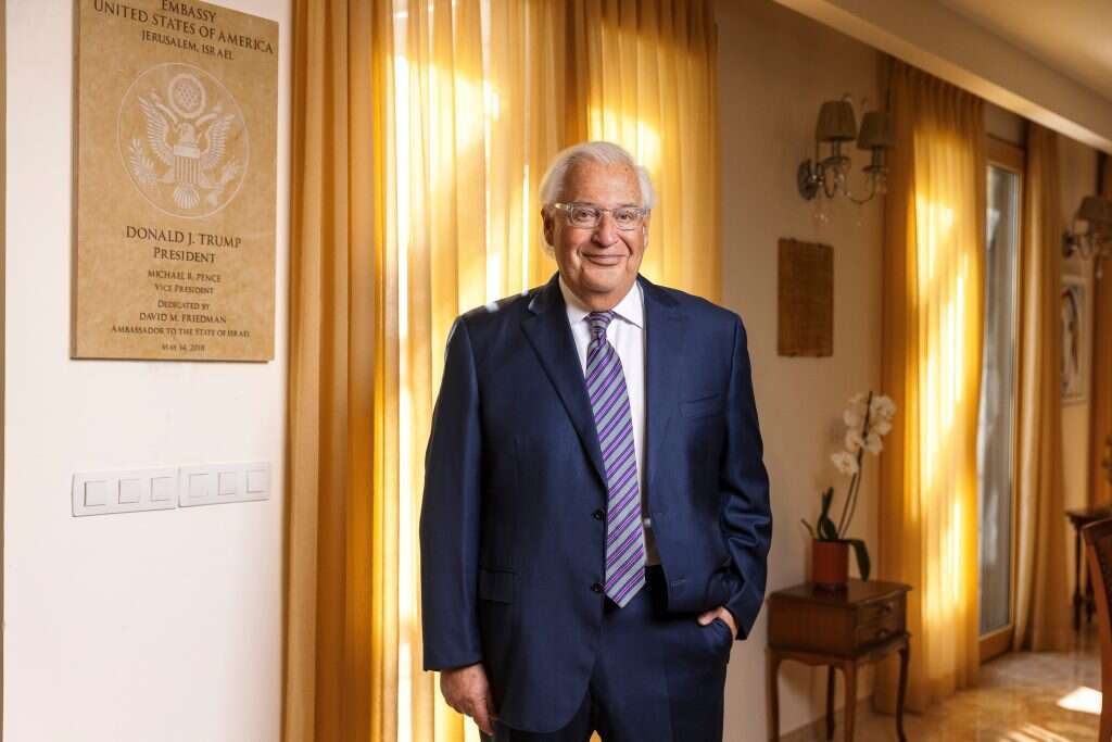 שגריר ארה"ב בישראל לשעבר, דיוויד פרידמן. | אוליבייה פיטוסי - פלאש 90