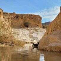 עין ירקעם לאחר שהתמלא במי שיטפונות. | ג׳מיל אטרש - רשות הטבע והגנים