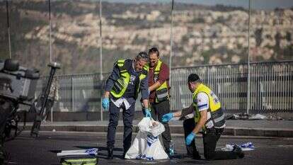 זירת הפיגוע בירושלים, בשבוע שעבר. | חיים גולדברג, פלאש 90