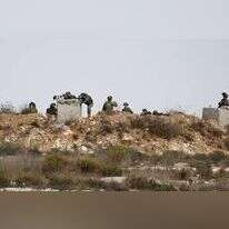 אוייבים מדומיינים מבית. חיילי צה"ל בפעילות בצפון רמאללה. | אי.פי.איי