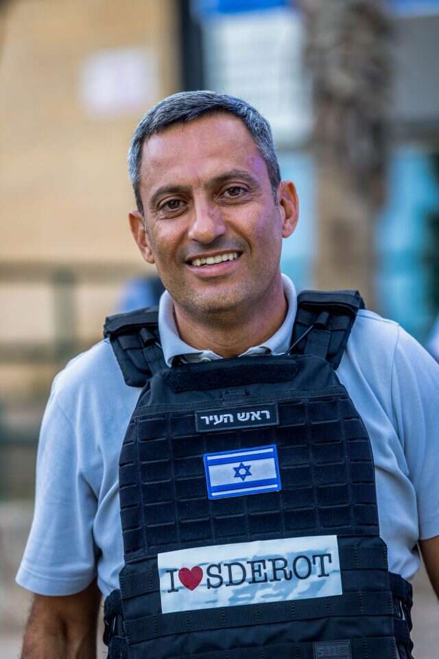 ראש העיר שדרות פעם שלישית, אלון דוידי. | יוסי אלוני, פלאש 90