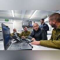 ראש הממשלה בנימין נתניהו במתקן החקירות של יחידה 504 ובמכלול 460 של חיל שריון | קובי גדעון, לע"מ