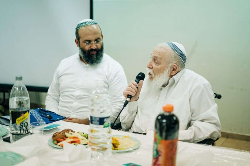 יניב סופן עם הרב דרוקמן. | אביטל גרוס