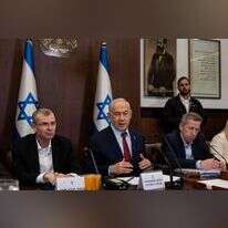 זקוק לזמן ולשקמה ברסלר. נתניהו בישיבת הממשלה, השבוע. | איי.אף.פי