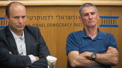 יאיר גולן ונפתלי בנט. 2019. | יונתן זינדל, פלאש 90