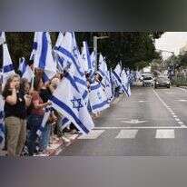 מסע הלווייתה של התצפיתנית רוני אשל ז"ל בכפר סבא, בחודש שעבר. | גילי יערי, פלאש 90