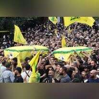 לווית מחבלי חיזבאללה. | איי.אף.פי