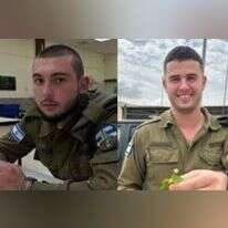 רון שרמן (ימין) וניק בייזר הי"ד. צילומים: אתר צה"ל