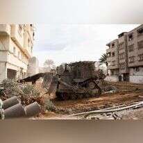 פעילות ה-D9 הצה"לי בתוך רצועת עזה. | דובר צה"ל