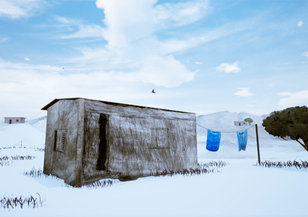 אמי ספרד, "הבית ההרוס", אנימציה, 2019 אמי ספרד, "הבית ההרוס", אנימציה, 2019