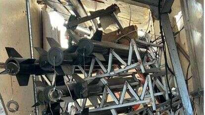 הרקטות שאותרו בתוך משאית על ידי לוחמי הנח"ל. | דו"צ