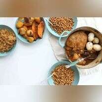 חמין צמחוני על בסיס פטריות. | אפרת ליכטנשטט חמין צמחוני על בסיס פטריות. | אפרת ליכטנשטט