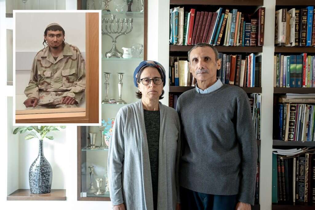 הוריו של אביעד פריג'ה. משמאל: פריג'ה בהארכת מעצרו. צילומים: אריק מרמור ושמואל בוכריס הוריו של אביעד פריג'ה. משמאל: פריג'ה בהארכת מעצרו. צילומים: אריק מרמור ושמואל בוכריס