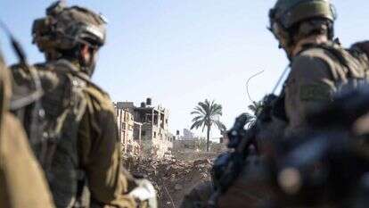 כוחות אוגדה 98 בחאן יונס, בחודש דצמבר. | דובר צה"ל