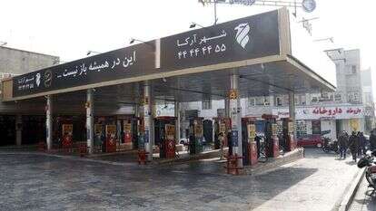 תחנת דלק מושבתת בטהרן, השבוע. | אי.פי.איי