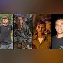 ארבעה מתוך חמשת הלוחמים שנפלו בסוף השבוע. משמאל לימין: אלכסנדר שפיץ, ניר רפאל קנניאן, בירהאנו קאסיה, שי טרמלין. צילומים: דובר צהל