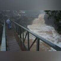 מפל סער זורם. | אייל מרגולין, פלאש 90