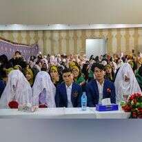 חתנים וכלות בחתונה באפגניסטן, אילוסטרציה. | סטרינגר, EPA