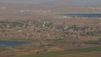 גבול ישראל-סוריה באזור קונייטרה. | שאטרסטוק