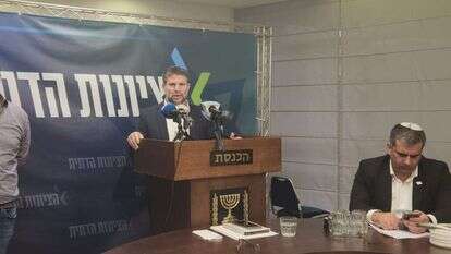 שר האוצר בצלאל סמוטריץ', היום.