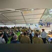 הלווייתו של סמ"ר (מיל') אלישע יהונתן לובר הי"ד, בבית העלמין הצבאי בהר הרצל. | דוברות מועצת בית אל