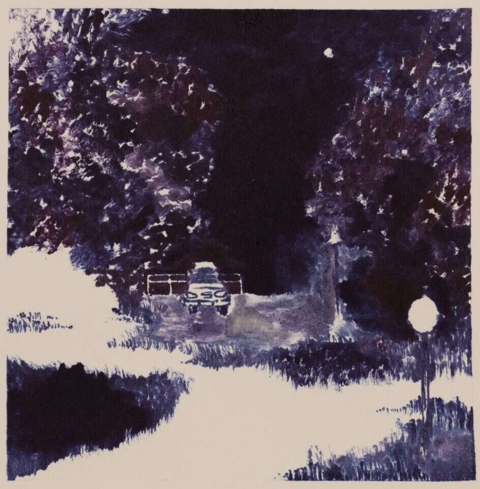 רעות ישעיהו, "כיסופים", מונוטייפ, 2023 . | דניאל חנוך