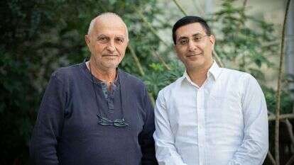 הרב דוד מנחם ושם טוב לוי. | אריק מרמור