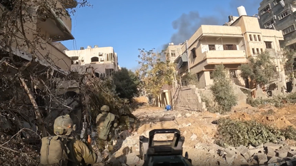 כוחות צה״ל באזור בית החולים "רנתיסי" בעזה. | דובר צה"ל