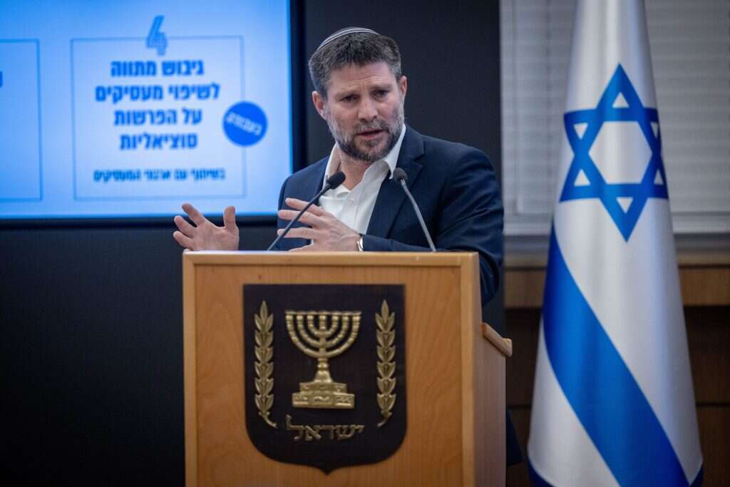 סמוטריץ', השבוע. | חיים גולדברג, פלאש 90