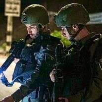 לוחמי מג"ב בזירת הפיגוע, הלילה. | דוברות המשטרה