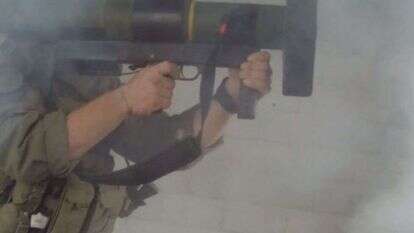 לוחם מגלן ברצועת עזה. | מתוך סרטון של דובר צה"ל