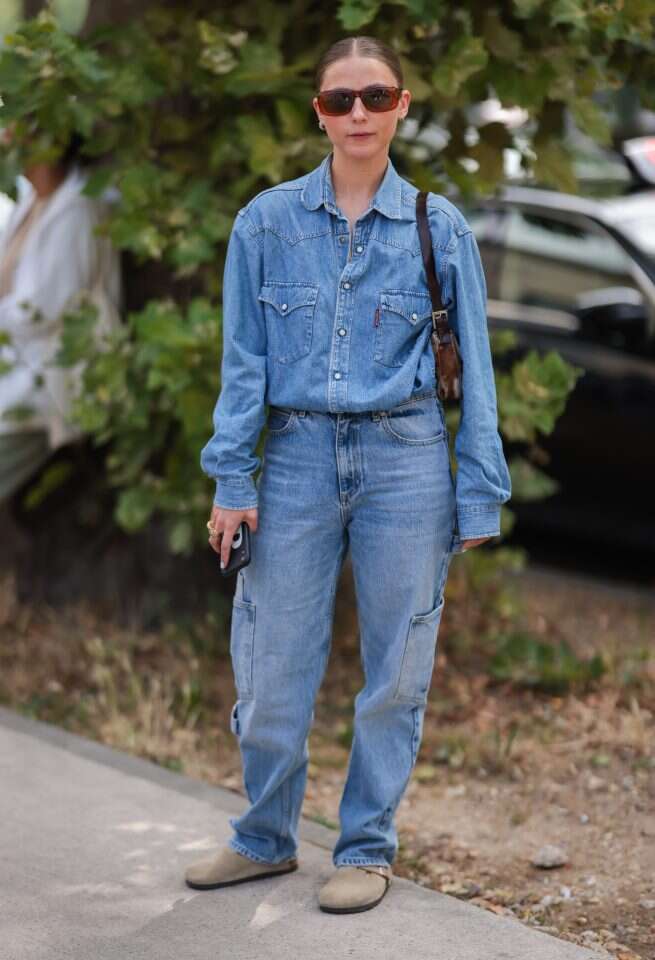 ג'ינס על ג'ינס. | גטי אימג'ס