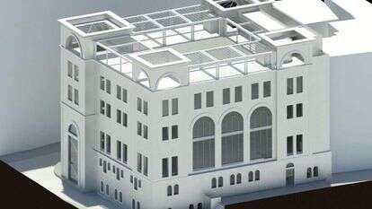 הדמיית מחשב של מרכז ההכנה לבית המקדש השלישי