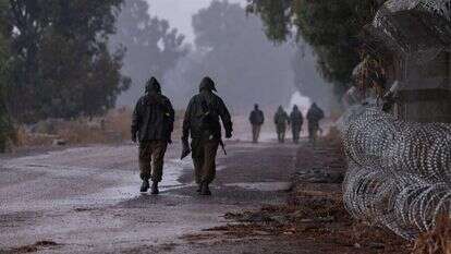 חיילים בגבול הצפון, בגשם. | אייל מרגולין, פלאש 90