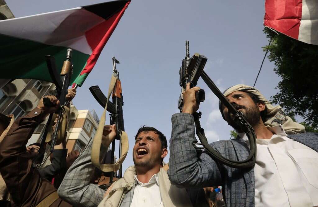 מורדים חות'ים בתימן. | EPA