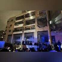 זירת הפיצוץ בביירות, היום. | Hussein Malla, AP