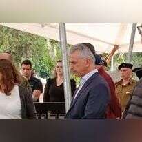 ראש המוסד דדי ברנע בהלווייתו של ראש המוסד לשעבר צבי זמיר. | מאיה פולק