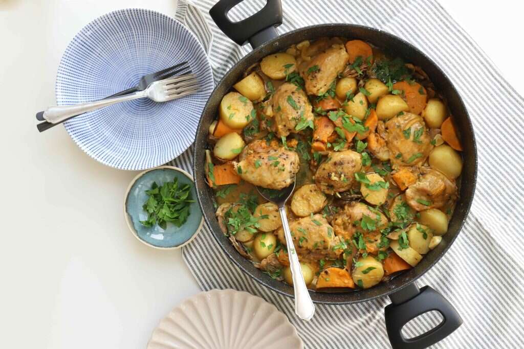 פרגיות בקארי ירוק חריף. | אפרת ליכטנשטט