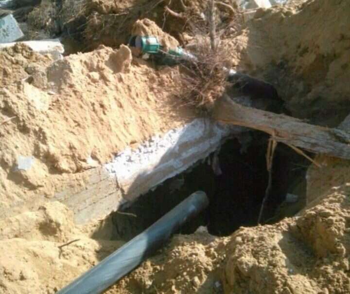 פיר מנהרת טרור שחשפו כוחות צה"ל ברצועה. | דובר צה"ל פיר מנהרת טרור שחשפו כוחות צה"ל ברצועה. | דובר צה"ל